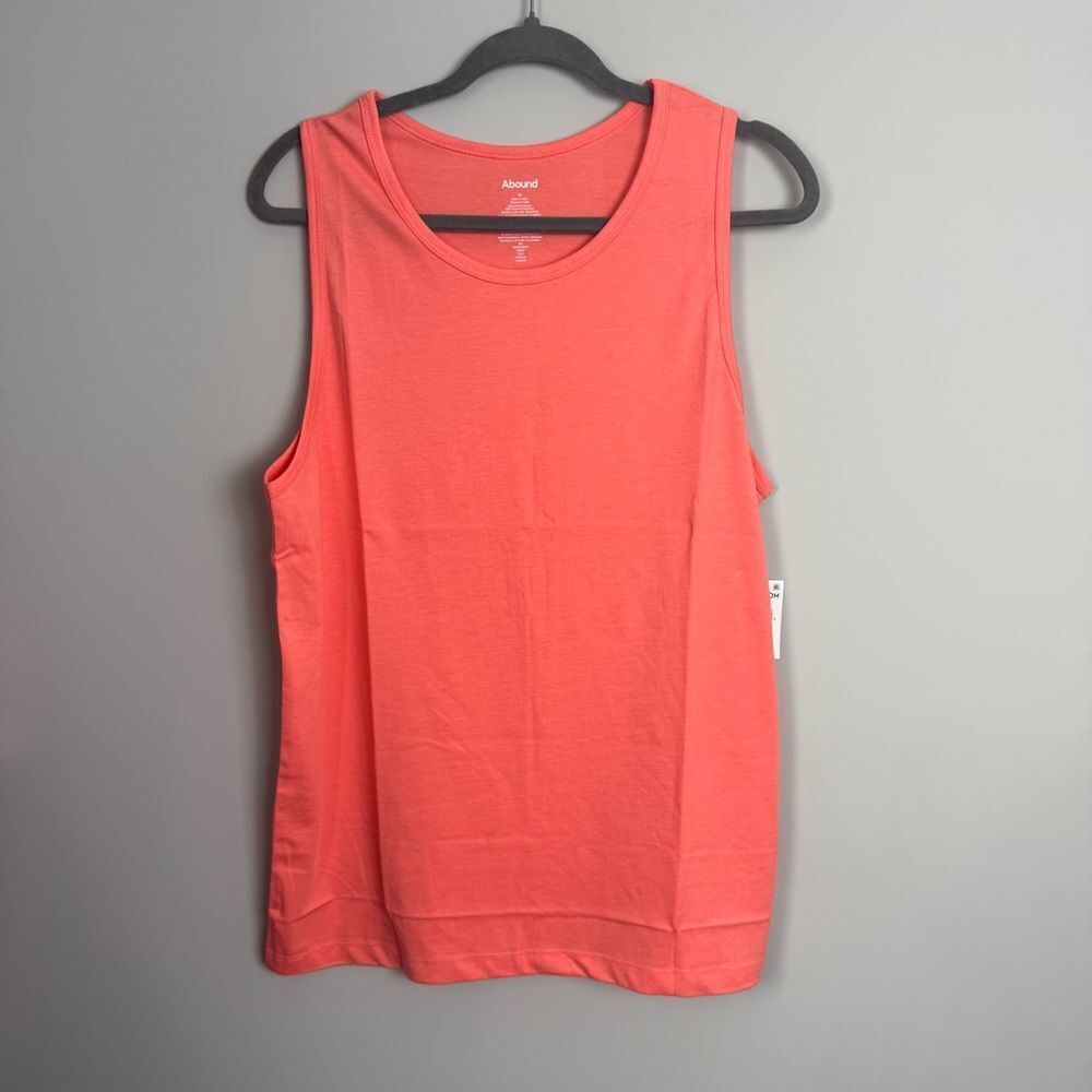 ABOUND | NEW Nordstrom Crewneck Coral Tank Top Women’s Size Medium